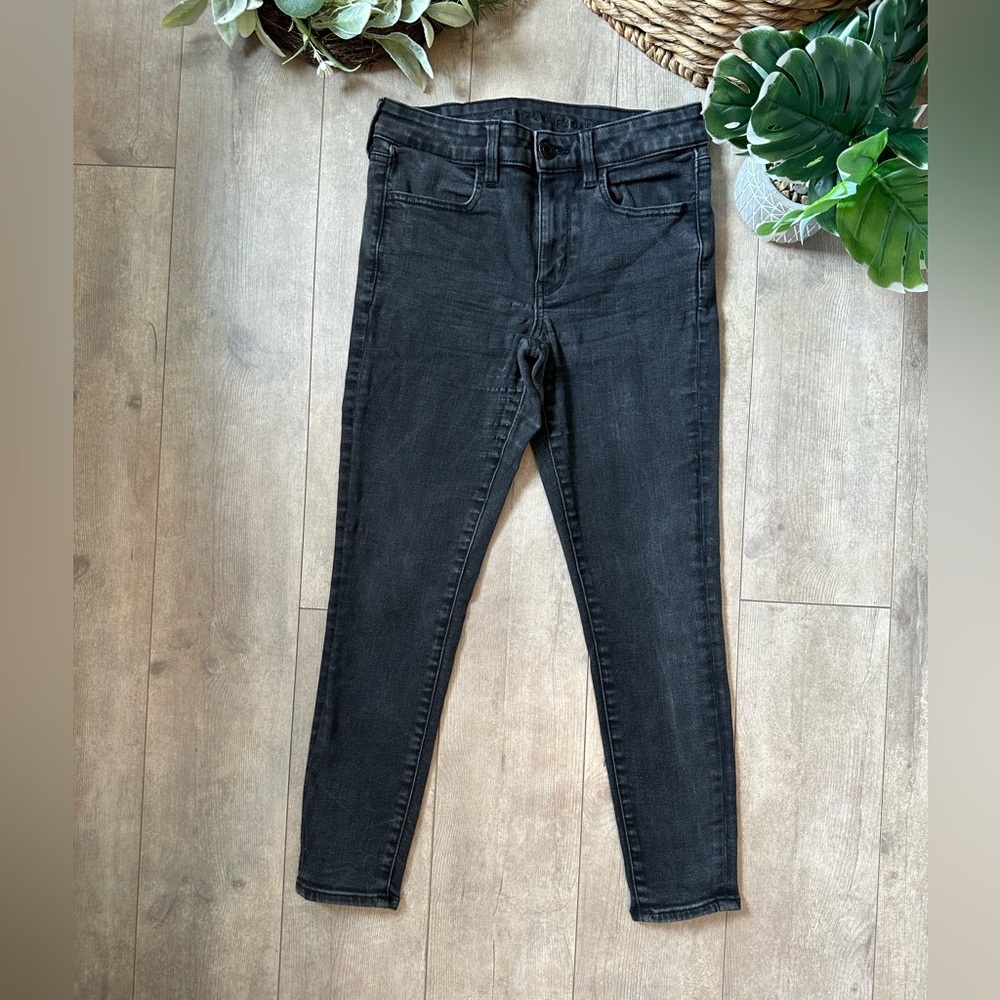 American Eagle Black Denim Jegging Stretch Jeans Women’s Size 6 Short